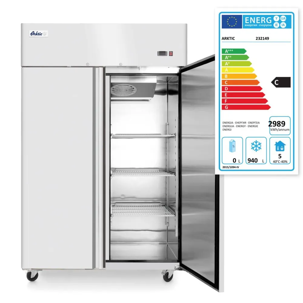 Congelator profesional cu 2 usi, 1300L, -22°C/-17°C [3]