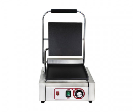 Gratare contact grill - Contact grill panini simplu cu placa neteda, 230V, 1,8kW, BKG3