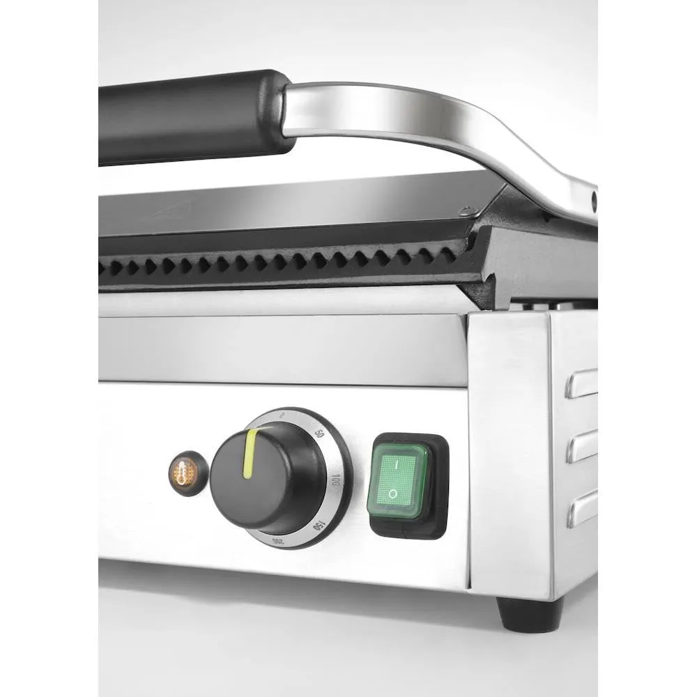 Contact grill Panini XL, 2700W, striat, cu tava colectare [5]