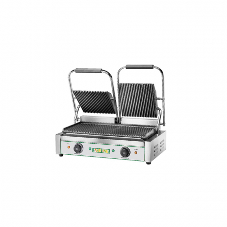 Gratare contact grill - Contact grill striat dublu, 230V, 3,6 kW, EG03