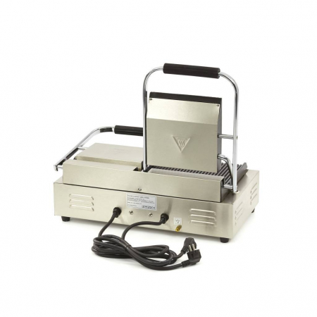 Contact grill striat dublu, 230V, 1800W,  220×235 mm [4]