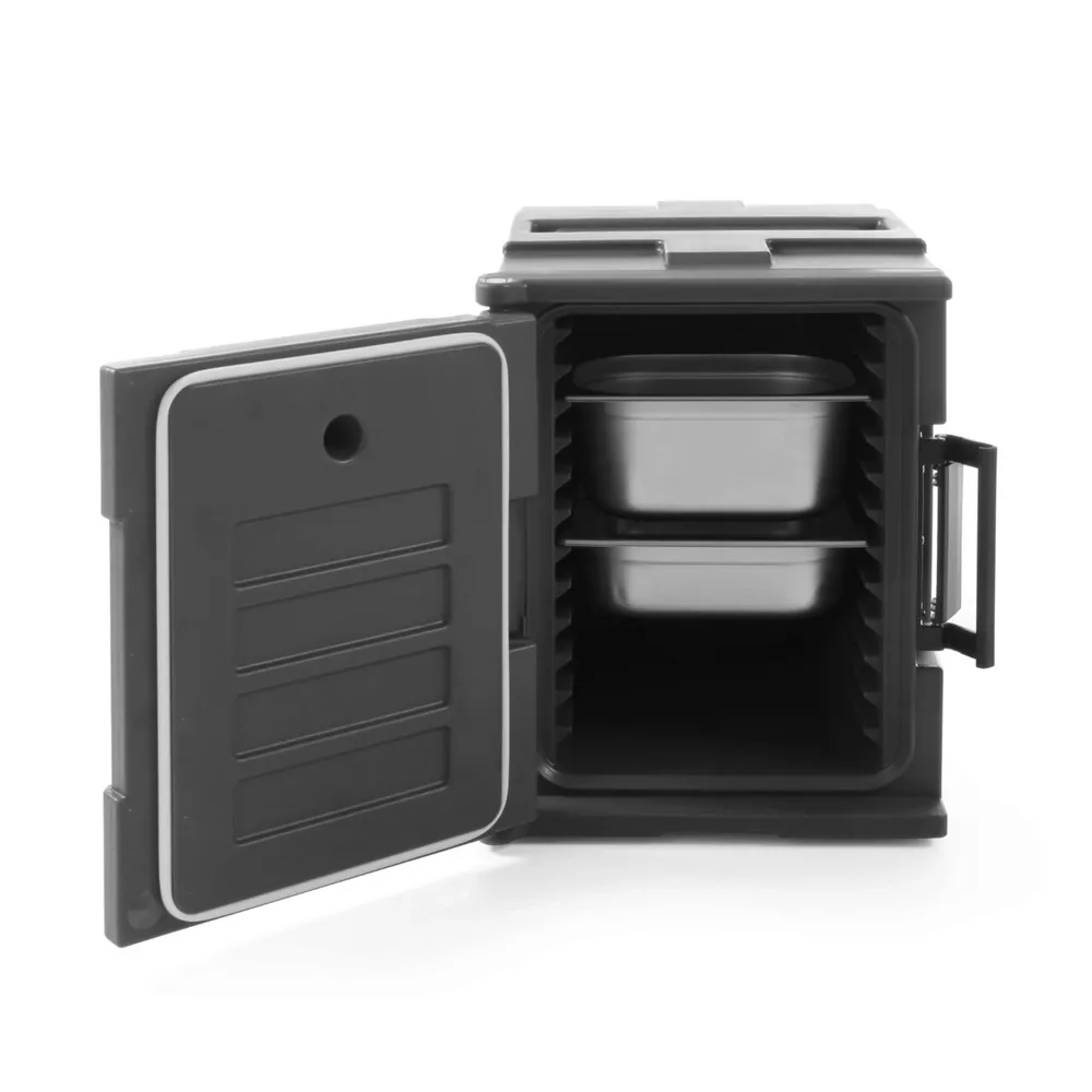 Cutii termoizolante - Container termic catering 2xGN 1/1, polietilena, 69x49x64cm