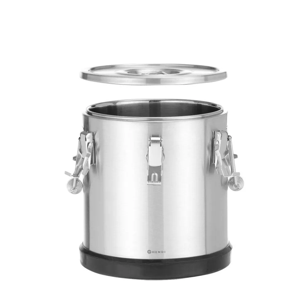 Container transport alimentar, 15 L, inox, 300x330mm, stivuibil [1]