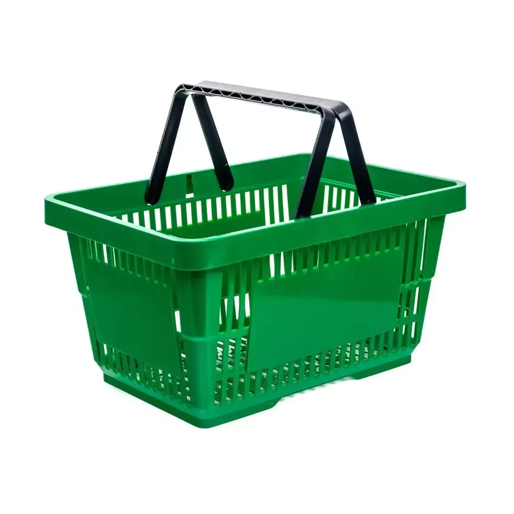 Cosuri si carucioare pentru cumparaturi - Cos cumparaturi verde 10 bucati