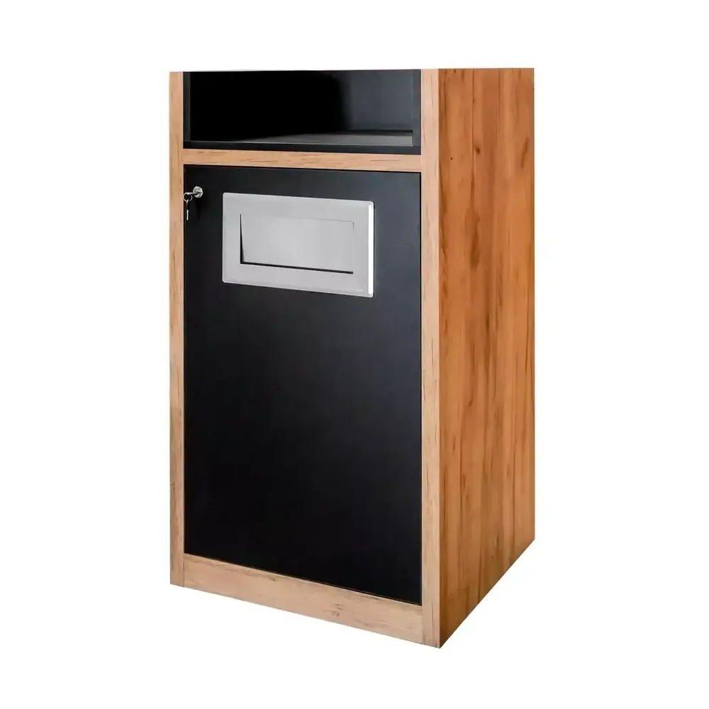 Zone BISTRO - Cos de gunoi cu suport pentru tavi, 120x62x58 cm