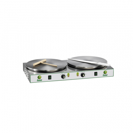 Plite clatite profesionale - Crepiera clatite electrica 2x Ø400 mm, 400V, 5,5 kW, CRP42