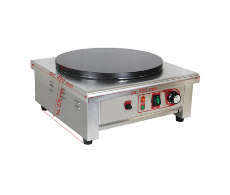 Crepiera clatite electrica 400 mm, 230V, 3kW, BC40-1 [2]