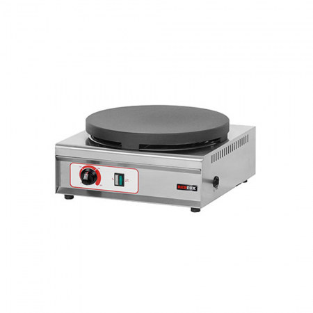 Plite clatite profesionale - Crepiera clatite, plita electrica Ø350 mm, 380x380x190 mm, 2,7 kW, 400V, CRE135