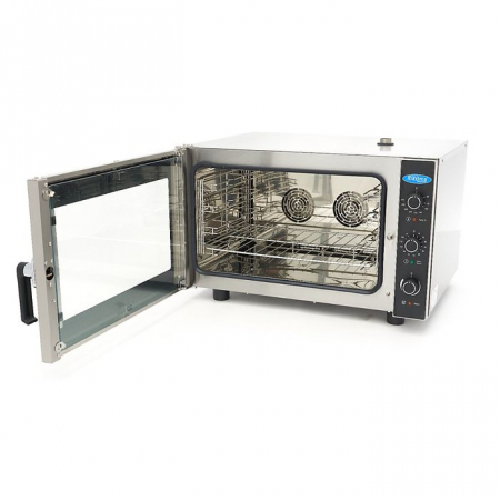 Cuptor Combi cu aburi 4 tavi 1/1 GN, analog, 400V, 6500W [3]
