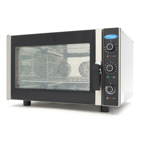 Patiserie - Cofetarie - Cuptor Combi cu aburi 4 tavi 1/1 GN, analog, 400V, 6500W