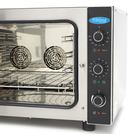 Cuptor Combi cu aburi 4 tavi 1/1 GN, analog, 400V, 6500W [1]