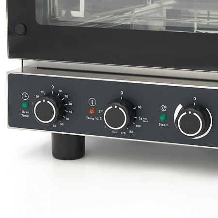 Cuptor Combi cu aburi 4 tavi 2/3 GN, analog, 230V, 3300W [1]