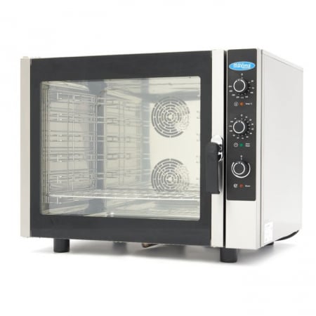 Bucatarie calda - Cuptor Combi cu aburi 6 tavi 1/1 GN, analog, 400V, 7900W