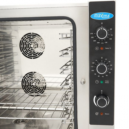 Cuptor Combi cu aburi 6 tavi 1/1 GN, analog, 400V, 7900W [4]