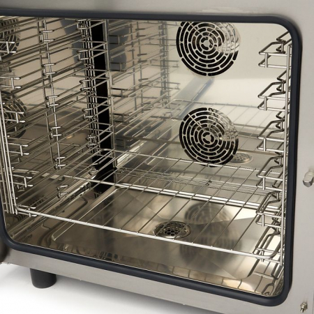 Cuptor Combi cu aburi 6 tavi 1/1 GN, digital, 400V, 7900W [4]