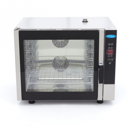 Patiserie - Cofetarie - Cuptor Combi cu aburi 6 tavi 1/1 GN, digital, 400V, 7900W