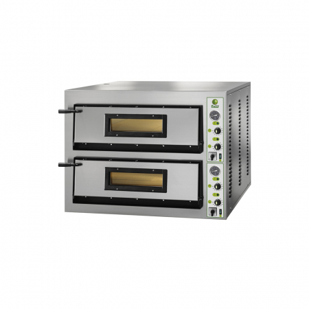Echipamente Pizza - Cuptor de pizza electric cu panou analog, 400V, 12 kW, FML4+4