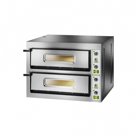 Echipamente Pizza - Cuptor de pizza electric cu panou analog, 400V, 12 kW, FYL4+4