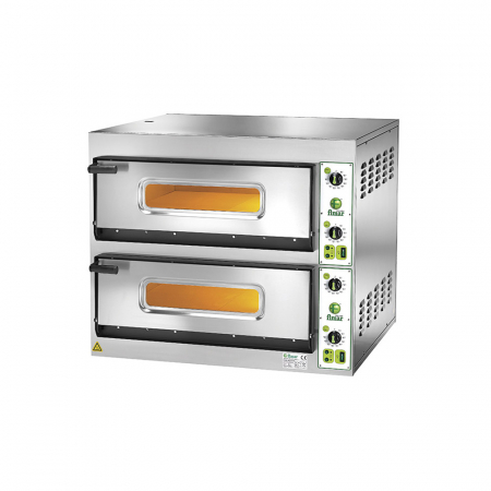 Echipamente Pizza - Cuptor de pizza electric cu panou analog, 400V, 14,4 kW, FES6+6