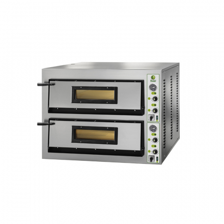 Echipamente Pizza - Cuptor de pizza electric cu panou analog, 400V, 26,4 kW, FML9+9