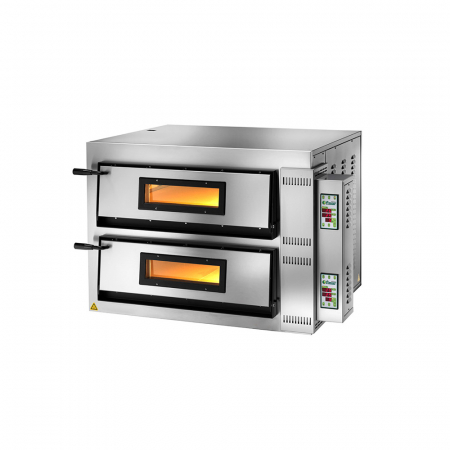 Echipamente Pizza - Cuptor de pizza electric cu panou digital, 400V, 12 kW, FMD4+4