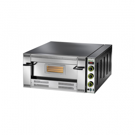 Echipamente Pizza - Cuptor de pizza gaz, aprindere piezoelectrica cu panou digital, 230V, 13,9 kW, FGI4