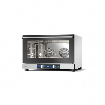 Cuptoare gastronomice - Cuptor electric manual cu convectie si umidificare CABOTO 4 tavi 600*400 / GN 1/1, 400V, 6,3 kW, PF7504G