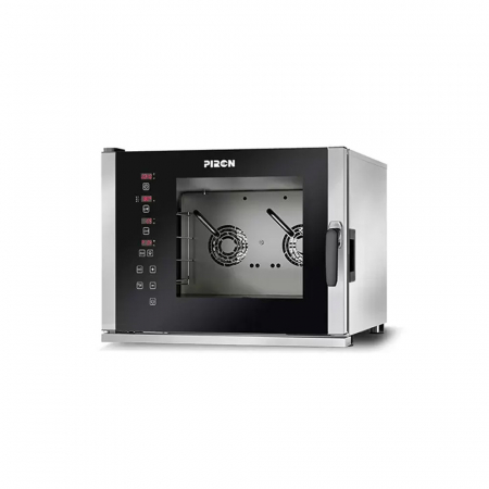 Cuptoare gastronomice - Cuptor patiserie si gastronomic electric, 4 tavi, digital, 400V, 9,3 kW, PF7204