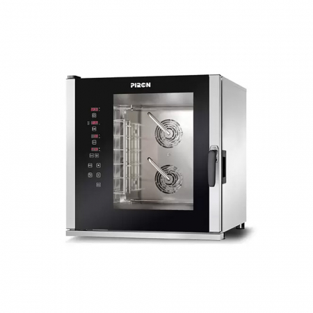 Cuptoare gastronomice - Cuptor patiserie si gastronomic electric, 6 tavi, digital, 400V, 10,5 kW, PF7206