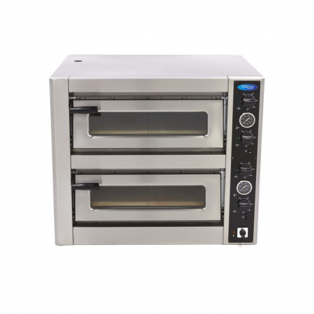 Cuptor pizza 8 x Ø30cm, dublu, izolare termica, putere 10000W [1]