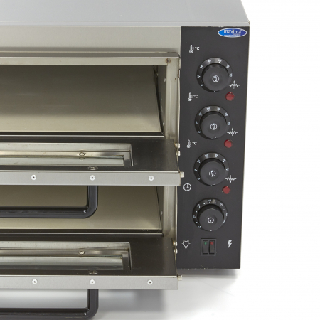 Cuptor pizza electric 2x40cm, 230V, 3 kW [4]