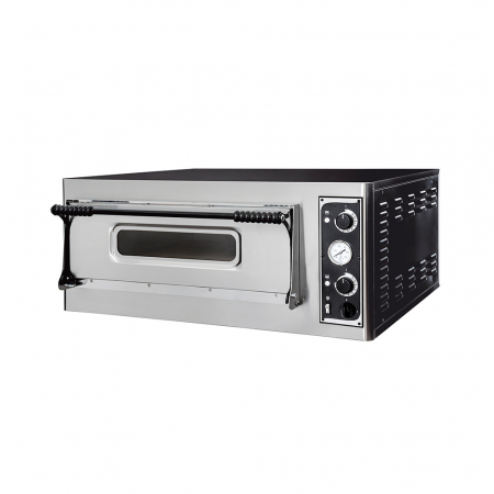 Cuptoare pizza profesionale - Cuptor pizza electric 4 pizze, Ø 35 cm, 6,0 kW, 400V
