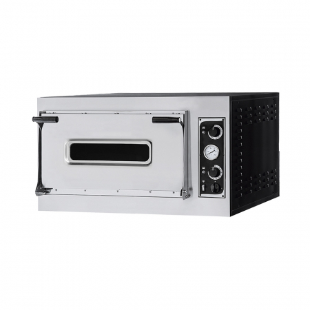 Cuptoare electrice pizza-patiserie - Cuptor pizza electric 4 pizze, Ø 40 cm, 6,9 kW, 400V