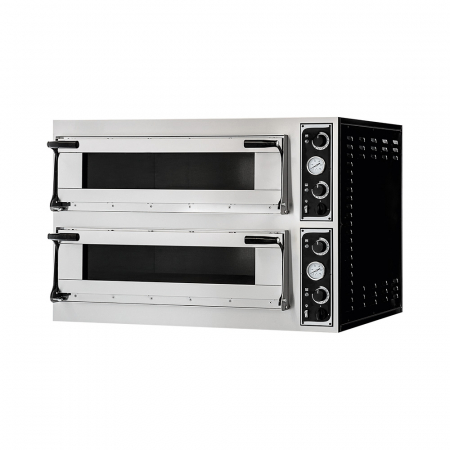Cuptoare electrice pizza-patiserie - Cuptor pizza electric 4+4 pizze, Ø 40 cm, 13,8 kW, 400V