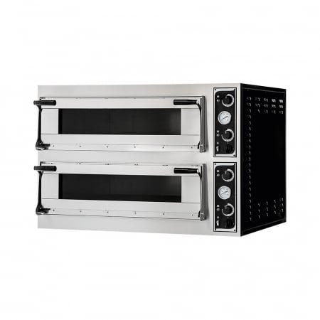 Cuptoare electrice pizza-patiserie - Cuptor pizza electric 6+6 pizze, Ø 35 cm, 20,4 kW, 400V