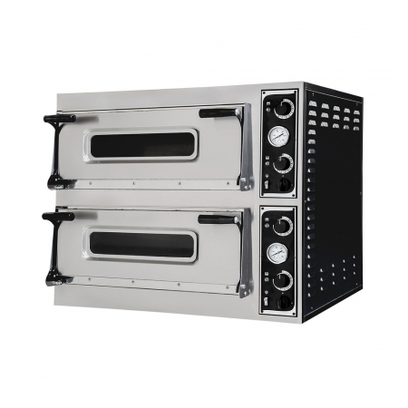 Cuptoare electrice pizza-patiserie - Cuptor pizza electric 6+6 pizze, Ø 35 cm, 20,4 kW, 400V