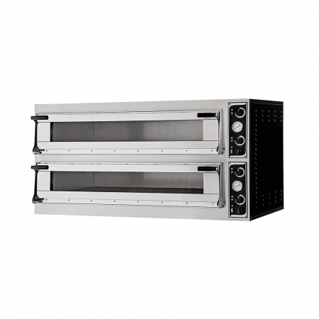 Cuptoare electrice pizza-patiserie - Cuptor pizza electric 6+6 pizze, Ø 40 cm, 20,4 kW, 400V