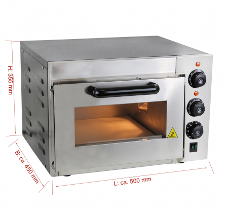Cuptor pizza micro cu 1 camera Ø 35 cm, 230V, 2,5kW, BPO35-1 [1]