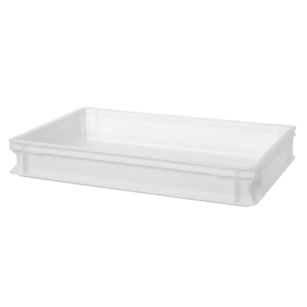 Cutii termoizolante - Cutie aluat pizza 24L, 600x400x130mm, polipropilena, alba