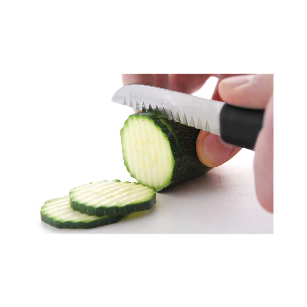 Cutit decorare zimtat, lama inox 90 mm, lungime 200 mm [1]