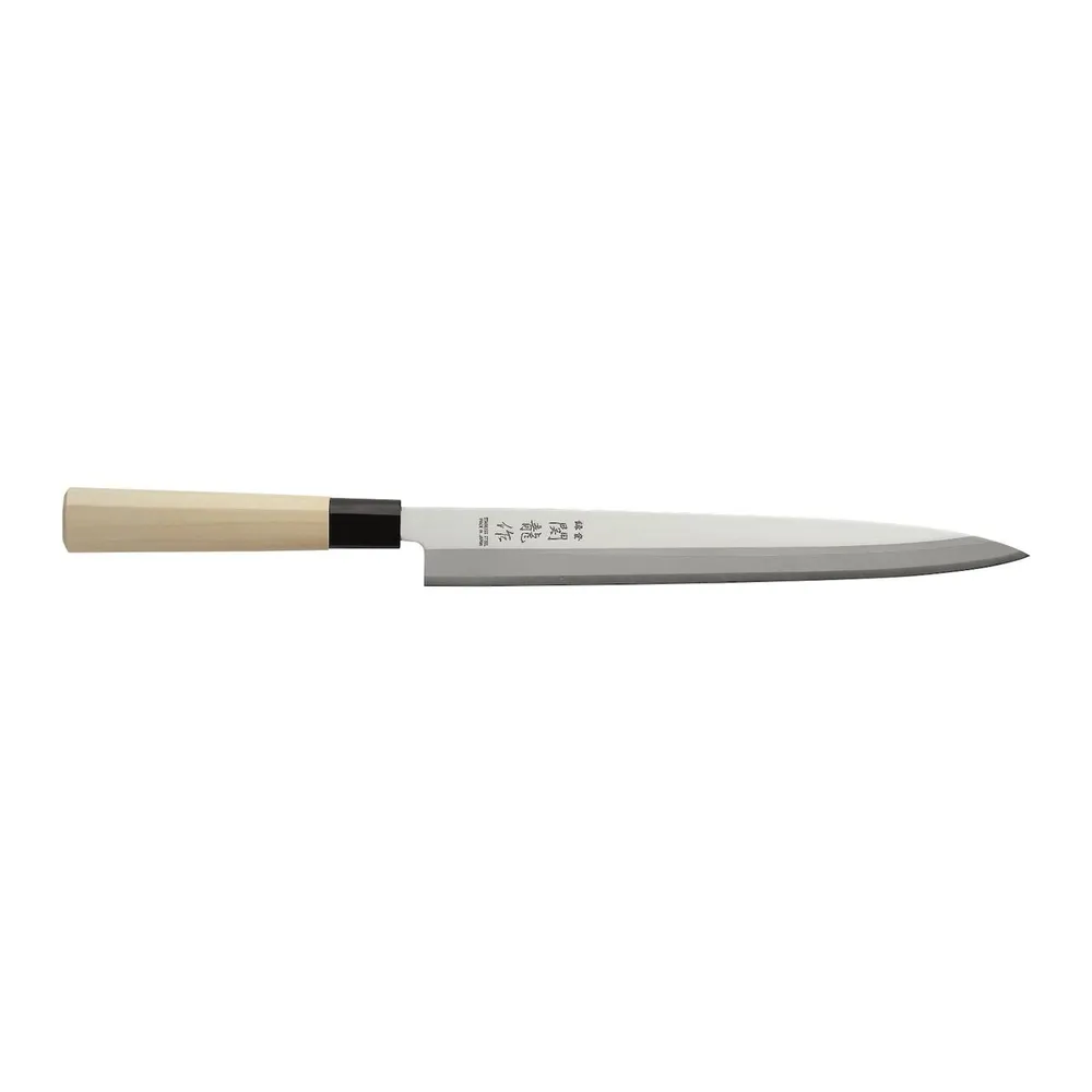 Bucatarie calda - Cutit japonez Sashimi, 405 mm, pentru sushi, maner lemn
