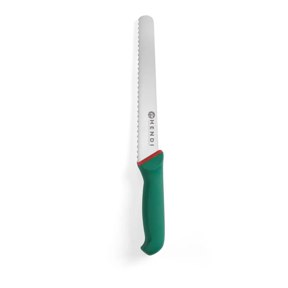 Bucatarie calda - Cutit paine ergonomic, Green Line, 380 mm, lama inox