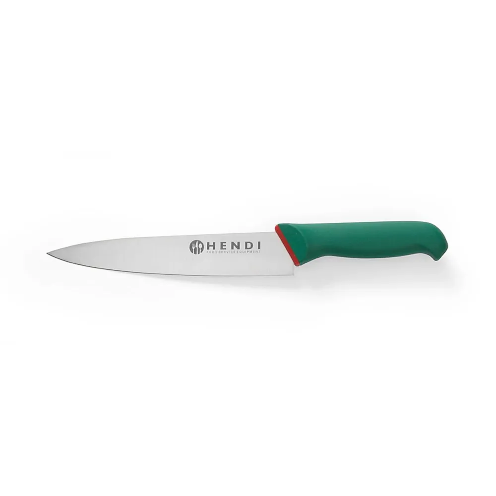 Bucatarie calda - Cutit profesional pentru gatit, 320 mm, maner ergonomic verde