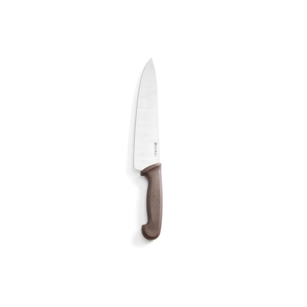 Bucatarie calda - Cutitul bucatarului, 240 mm, maner maro HACCP