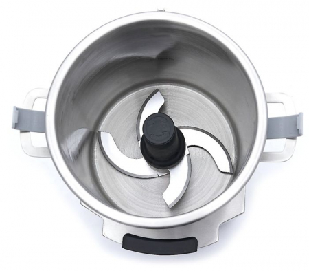 Cutter alimentar 18 litri, 2600W, inox, 2 viteze, pulse [2]