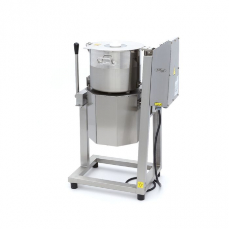 Cutter alimentar 30 litri, 3000W, 3 faze, bol rabatabil [6]