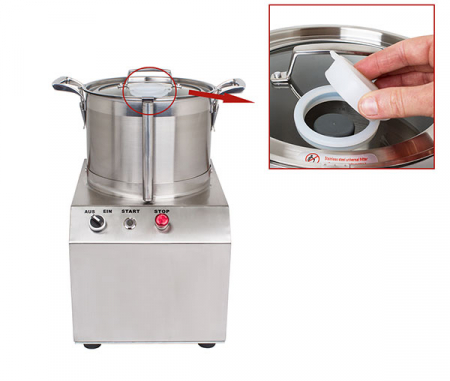 Cutter electric profesional 10 litri, 230V, 1,1kW, BKK-10 [2]