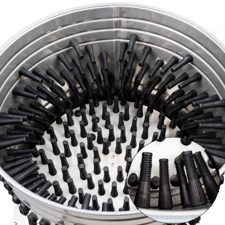 Deplumator pasari Premium din inox BKBRM-15P, rate, gaini si gaste [3]