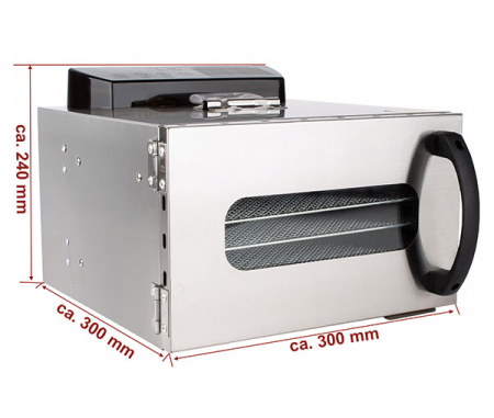 Deshidrator pentru alimente din inox cu 6 grilaje, 230V, 0,4kW, BDA-6 [2]