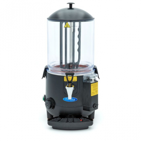 Dispenser ciocolata calda 10 litri negru cu incalzire bain marie [8]